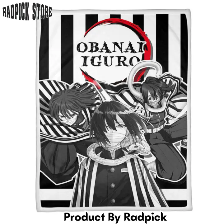 Obanai iguro blanket custom anime uniform costume mix manga style  rp0154334